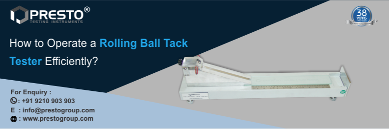 How to Operate a Rolling Ball Tack Tester Efficiently